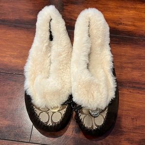 Coach slippers